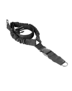 Aim Sports One Point Rifle Bungee Sling - Black | With Steel Hook
