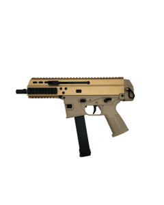 B&T APC9 Pro Pistol - Coyote Tan | 9mm | 6.8" Threaded Barrel | 33rd | Glock Compatible Lower | w/ 25mm 3-Lug