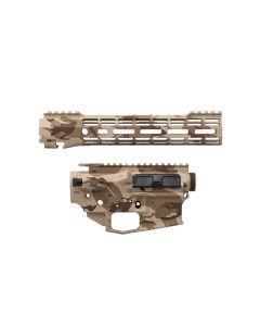 Aero Precision M4E1 Forged Lower & Upper Builder Set - DCP Cerakote | 10.3" ATLAS S-ONE M-LOK Rail