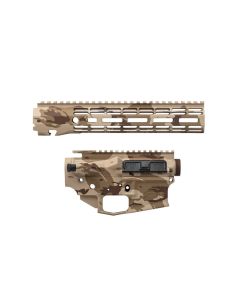 Aero Precision M4E1 Forged Lower & Upper Builder Set - DCP Cerakote | 10.3" ATLAS R-ONE M-LOK Rail