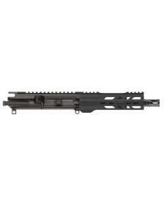 CBC AR15 Upper Assembly - Black | 5.56 NATO | 7.5" Barrel | 7" Keymod Handguard/Rail|Less BCG & Charging Handle