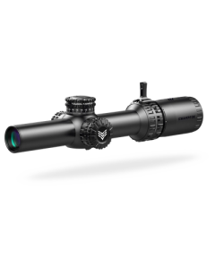 Swamp Fox Arrowhead Series SFP Riflescope - Black | 1-10X24 | Red IR BDC Reticle