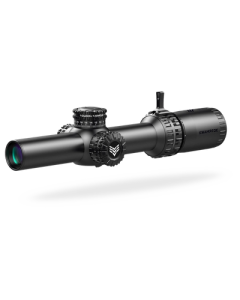 Swamp Fox Arrowhead Series SFP Riflescope - Black | 1-10X24 | Green IR BDC Reticle