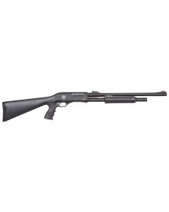 Uzkon AS-14 Pump Shotgun - Black | 12ga | 19.5" Barrel | Synthetic Furniture | Fiber Optic Front Sight
