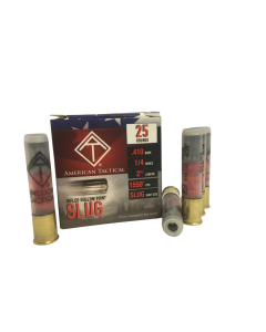 ATI .410ga Rifled Slug 2.5 inch Shotgun Shells - SLUG | 1550 fps | Rifled Hollow Point | 1 Case (10 boxes/250 rds)