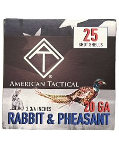 ATI 20ga Game Load 2.75 inch Shotgun Shells - #4 | 1 oz. | 1220 fps | 1 Case (10 boxes/250rds)