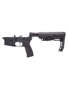 Anderson AM-15 Forged Complete AR Lower - Black | MFT Buttstock 