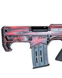 Black Aces Pro Series Bullpup Pump Shotgun - Distressed Red | 12ga | 18.5" Barrel | Barrel Shroud