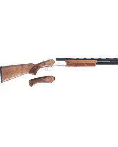Black Aces Tactical O/U Shotgun - Silver Receiver | 12ga | 18.5" Barrel | Walnut Furniture
