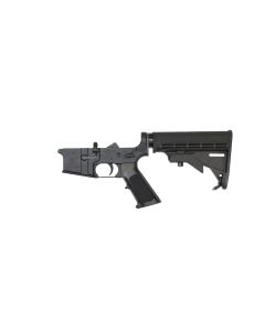 FACTORY BLEM - Bushmaster XM15-E2S Forged Complete AR15 Lower Receiver - Black | M4 Collapsible Stock