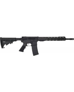 Big Ordnance Firearm BOF-15 Forged AR-15 Rifle - Black | 5.56 NATO | 16" Barrel | 13” Fostech Mach 2 Handguard | A2 Flash Hider | Mil Spec Collapsible stock