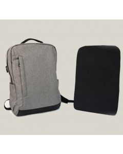 Guard Dog Tactical Classic BookBag W/ Level IIIa Soft-Armor Insert| 2 Lbs/Per - Gray
