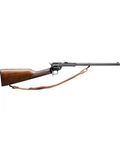 Heritage Rough Rider Rancher Carbine - Black | .22 LR | 16" Barrel | 6rd | Walnut Wood Stock | Adj. Buckhorn Sights | Leather Sling