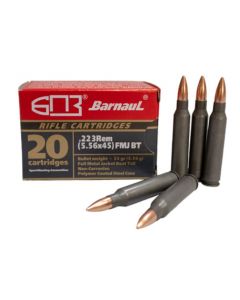 Barnaul .223 Remington Rifle Ammo - 55 Grain | FMJ-BT | Steel Casing | 500rd Case