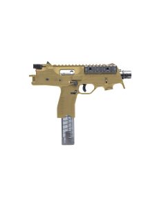B&T TP9 Pistol - Coyote Tan | 9mm | 5" Threaded Barrel | 30rd | w/ 25mm 3-Lug