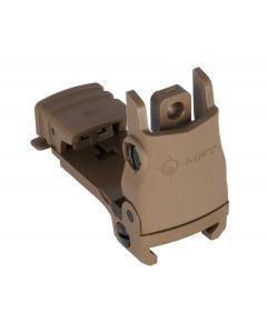 Mission First Tactical Flip Up Rear Sight - Scorched Dark Earth