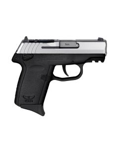 SCCY CPX-1 Gen 3 Sub-Compact Pistol - Stainless / Black | 9mm | 3.1" Barrel | 10rd | Ambidextrous Safety | Red Dot Ready