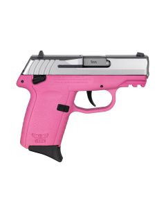 SCCY CPX-1 Gen 3 Sub-Compact Pistol - Stainless / Pink | 9mm | 3.1" Barrel | 10rd | Ambidextrous Safety