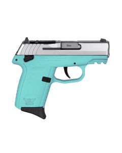 SCCY CPX-1 Gen 3 Sub-Compact Pistol - Stainless / SCCY Blue | 9mm | 3.1" Barrel | 10rd | Ambidextrous Safety | Red Dot Ready