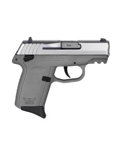 SCCY CPX-1 Gen 3 Sub-Compact Pistol - Stainless / Gray | 9mm | 3.1" Barrel | 10rd | Ambidextrous Safety