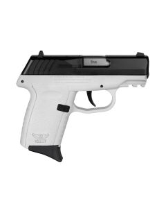 SCCY CPX-2 Gen 3 Sub-Compact Pistol - Black / White | 9mm | 3.1" Barrel | 10rd | No External Safety