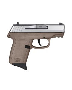 SCCY CPX-2 Gen 3 Sub-Compact Pistol - Stainless / FDE | 9mm | 3.1" Barrel | 10rd | No External Safety