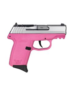 SCCY CPX-2 Gen 3 Sub-Compact Pistol - Stainless / Pink | 9mm | 3.1" Barrel | 10rd | No External Safety | Red Dot Ready