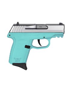 SCCY CPX-2 Gen 3 Sub-Compact Pistol - Stainless / SCCY Blue | 9mm | 3.1" Barrel | 10rd | No External Safety