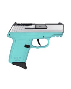 SCCY CPX-2 Gen 3 Sub-Compact Pistol - Stainless / SCCY Blue | 9mm | 3.1" Barrel | 10rd | No External Safety | Red Dot Ready