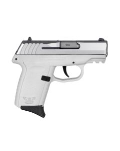 SCCY CPX-2 Gen 3 Sub-Compact Pistol - Stainless / White | 9mm | 3.1" Barrel | 10rd | No External Safety