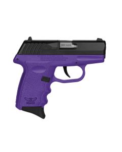 SCCY CPX-3 Sub-Compact Pistol - Black / Purple | .380 Auto | 3" Barrel | 10rd | No External Safety