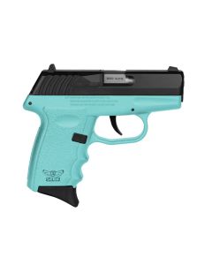SCCY CPX-3 Sub-Compact Pistol - Stainless / SCCY Blue | .380 Auto | 3" Barrel | 10rd | No External Safety