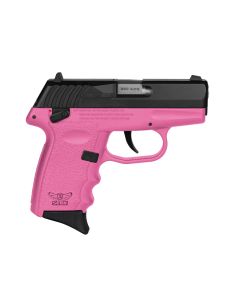 SCCY CPX-4 Sub-Compact Pistol - Black / Pink | .380 Auto | 3" Barrel | 10rd | Ambidextrous Safety