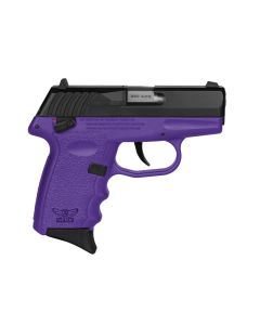 SCCY CPX-4 Sub-Compact Pistol - Black / Purple | .380 Auto | 3" Barrel | 10rd | Ambidextrous Safety