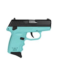 SCCY CPX-4 Sub-Compact Pistol - Black / SCCY Blue | .380 Auto | 3" Barrel | 10rd | Ambidextrous Safety
