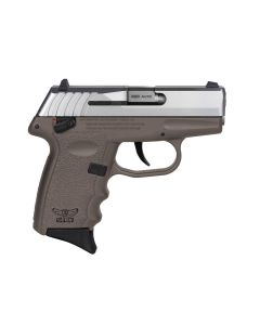SCCY CPX-4 Sub-Compact Pistol - Stainless / FDE | .380 Auto | 3" Barrel | 10rd | Ambidextrous Safety