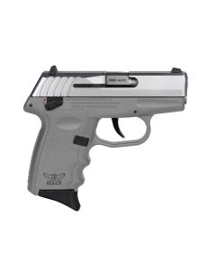 SCCY CPX-4 Sub-Compact Pistol - Stainless / Gray | .380 Auto | 3" Barrel | 10rd | Ambidextrous Safety