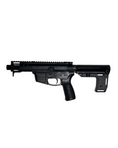 FM FM9 Billet AR15 Pistol - Black | 9mm | 3" Barrel | MFT Brace| Mag NOT Included