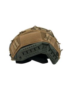 Guard Dog Tactical Level IIIa Ballistic Helmet - Universal Fit | 3.5 Lbs/Per | Green | Multicam Cover