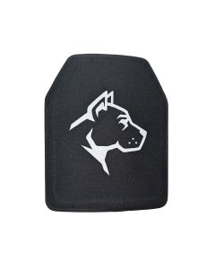 Guard Dog Tactical Level lll UHMWPE 10X12 Ceramic Plate | 3.9 Lbs/Per - Black