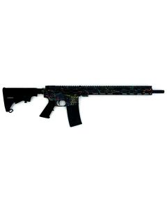 GLFA AR15 Rifle - Black (Saved By The Splatter) | .223 Wylde | 16" Heavy Barrel | 15.25" M-LOK Handguard