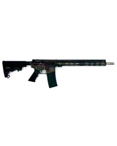 GLFA AR15 Rifle - Black (Saved By The Splatter) | .223 Wylde | 16" Heavy Stainless Steel Barrel | 15.25" M-LOK Handguard