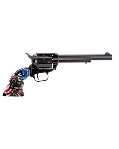 Heritage Rough Rider Revolver - Black | .22 LR | 6.5" Barrel | 6rd | US Flag w/Soldier