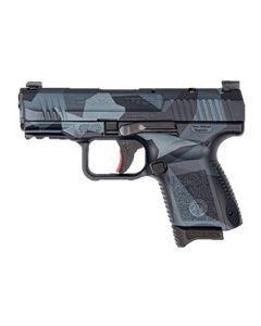 CANIK Creations TP9 Elite Sub Compact Pistol - Splinter Camo Blue | 9mm | 3.6" Barrel | 12rd/15rd Mag | Full Accessory Kit