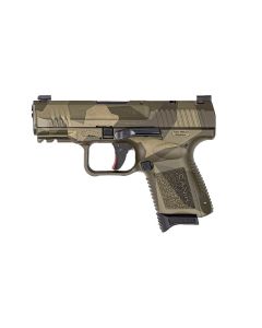 FACTORY BLEM - CANIK Creations TP9 Elite Sub Compact Pistol - Splinter Camo Tan | 9mm | 3.6" Barrel | 12rd/15rd Mag | Full Accessory Kit | BLEMISHED (Excellent Condition), sold As-Is NO RETURNS