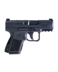 CANIK METE MC9 Pistol - Black | 9mm | 3.18" Barrel | 1 - 15rd & 1 - 12rd Mag | Optic Ready w/ Co-Witness Sights | Full Accessory Kit