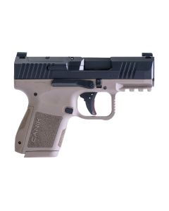 CANIK METE MC9 Pistol - Black / FDE| 9mm | 3.18" Barrel | 1 - 15rd & 1 - 12rd Mag | Optic Ready w/ Co-Witness Sights | Full Accessory Kit