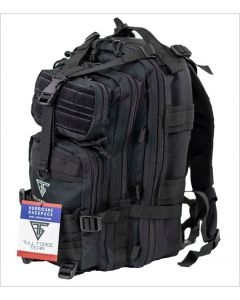 Full Forge Gear Hurricane Tactical Backpack - Black | 18"x11"x11"