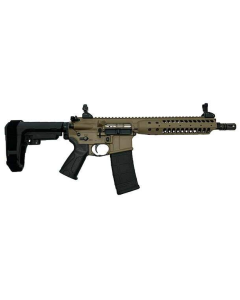 LWRC IC-A5 Piston AR Pistol - FDE | 5.56NATO | 10.5" Barrel | SBA3 Brace |  2 position adj. gas block (specifically set up for shooting suppressed)