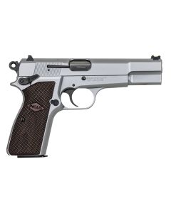 MAC Inglis P-35 Hi-Power Pistol - Nickel | 9mm | 4.7" Barrel | 15rd | G10 Grips